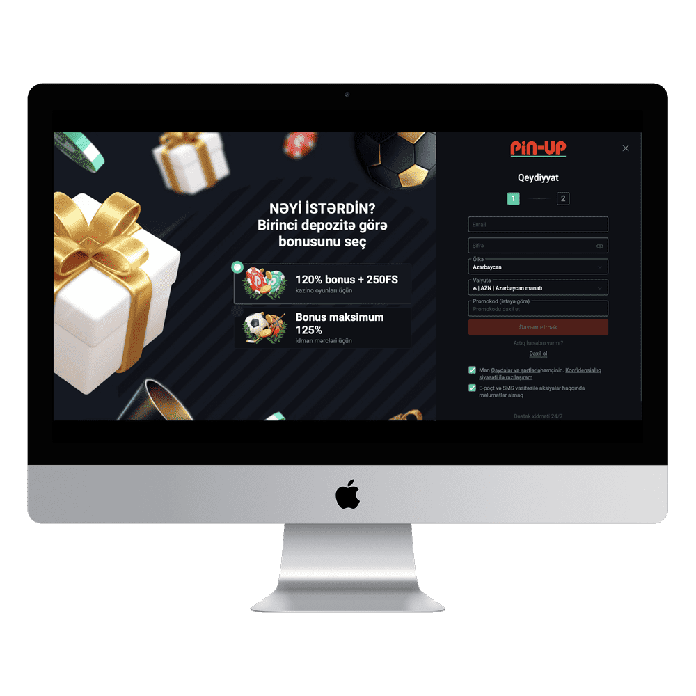 Pin Up Kazinoda Necə Qeydiyyatdan Keçmək Üçün Təlimat
